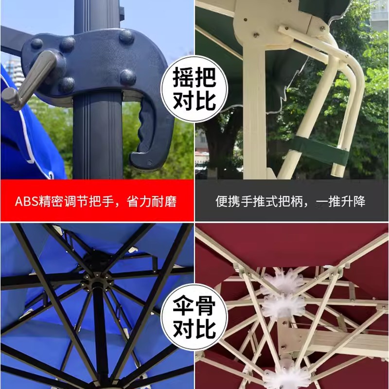 保安岗亭伞户g外遮阳伞庭院大太阳伞形象物业站台门卫站岗台罗马