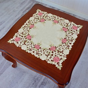 边几桌布桌垫茶几床头柜t电脑空调盖巾布艺刺绣欧式中式美式包邮