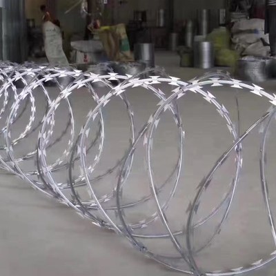 刀片刺绳不锈钢滚笼防锈防护网刺网带G刺铁丝防盗防爬刺围墙防爬