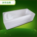 极速厂家直销压克力普通双裙边浴缸独立式 家用成人浴盆小户型单人