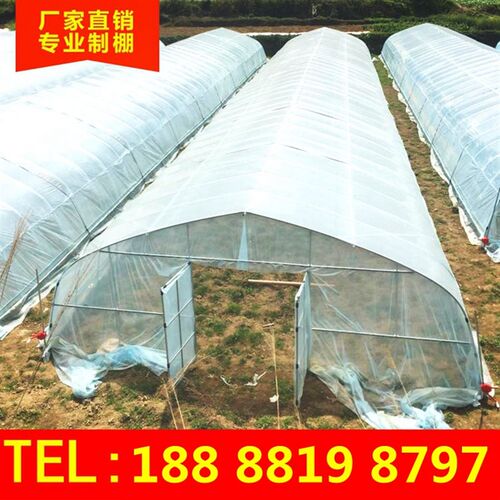 好货大棚骨架钢管蔬菜棚温室大棚养殖种植椭圆管大棚连栋大棚定制