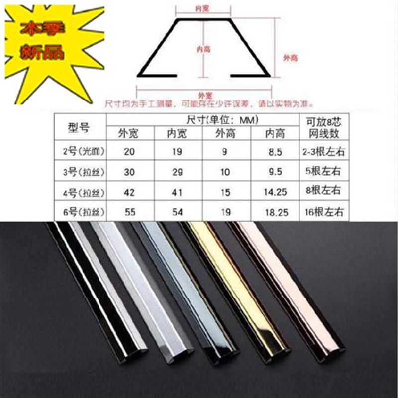 新品明装线槽装饰观地上防踩地面面板F扣条室内R外扣装遮挡u型槽
