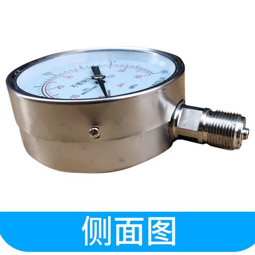 适用于不锈钢压力表Y-100BF 防腐蚀耐高温压力表0.6MPA/1MPA/1.6M