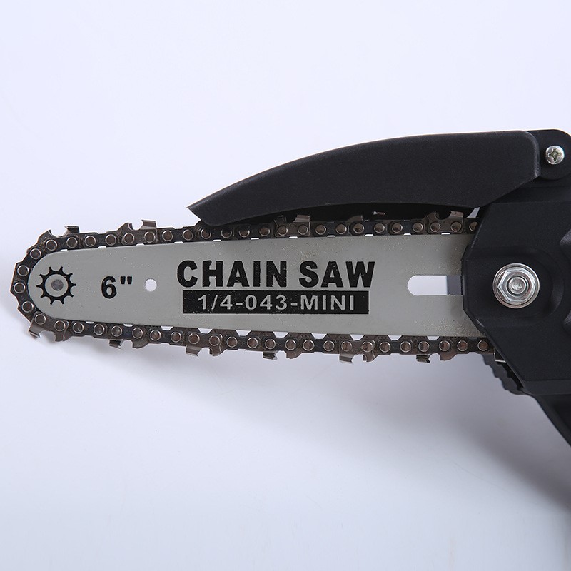 多色手持6寸迷你锯充电式电链锯伐木砍树小型电动锯家用锂电电锯
