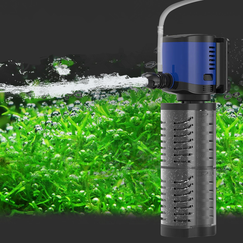 3 In 1 Silent Internal Aquarium Filter Submersible Water Pum