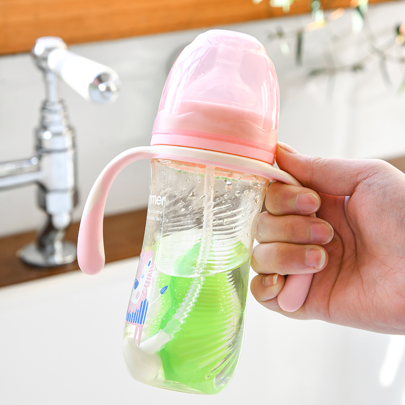 毛豆刷清洁擦洗杯子海绵擦小口径玻璃瓶奶瓶去污神器魔力豌豆杯刷