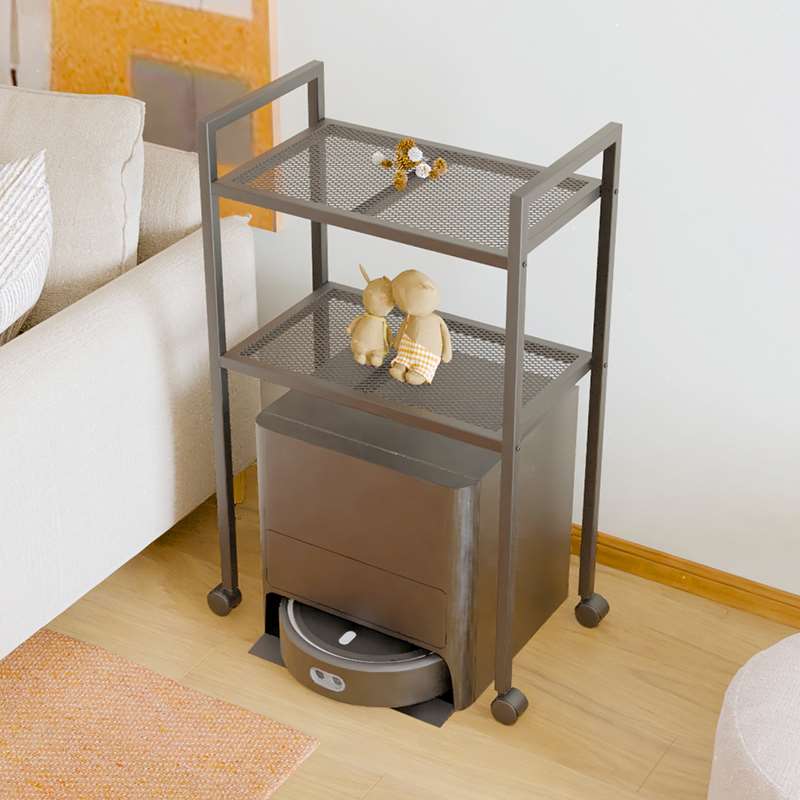 科沃斯扫地机器人置物架云鲸伴侣小推车边几防尘罩净化器收纳柜架