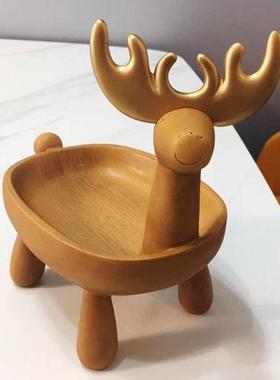 门口进门钥匙收纳层架玄关神器桌面置物架收纳盒客厅创意摆件首饰