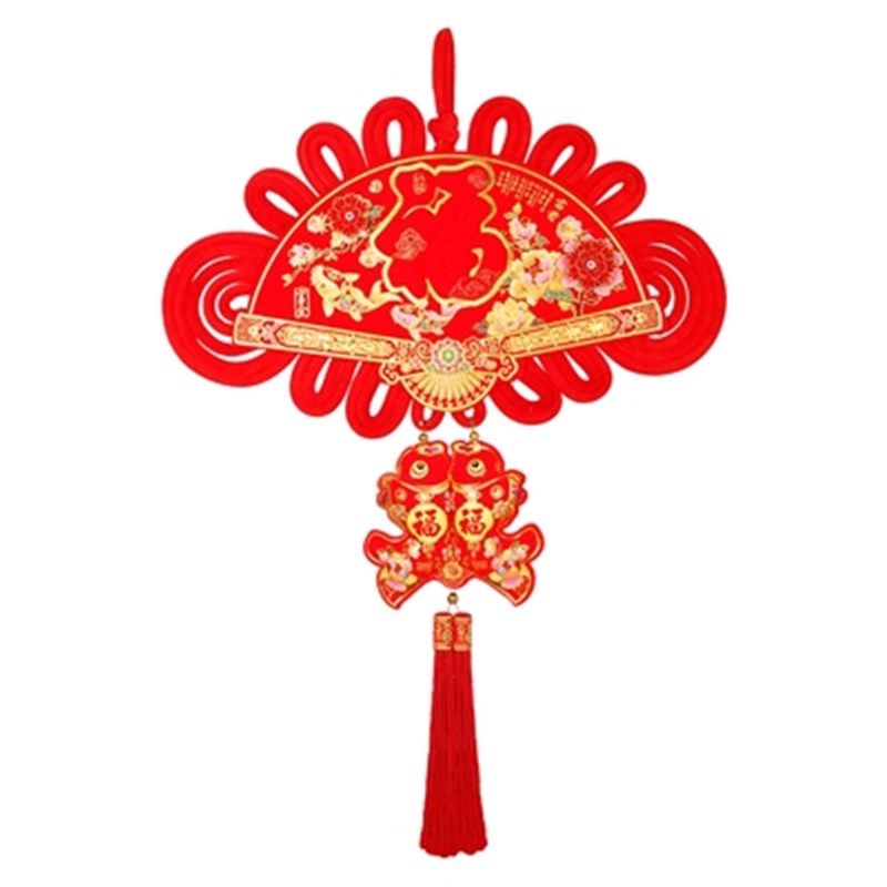 new2022 China knot pendant TV background wall decoration pe