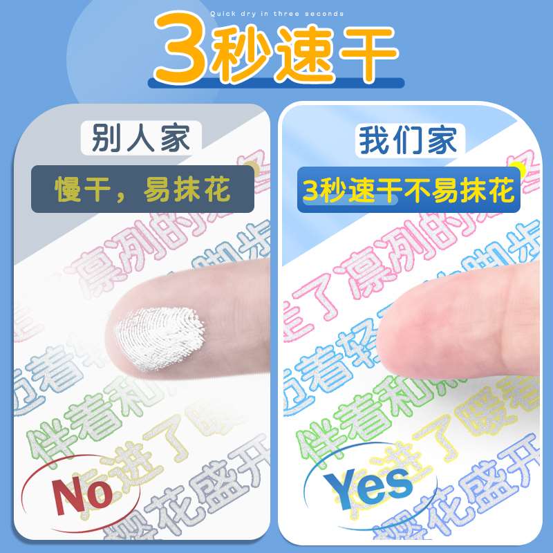 轮廓笔果冻笔闪光笔啫喱笔套装3d立体果汁笔双线笔手抄报专用学生