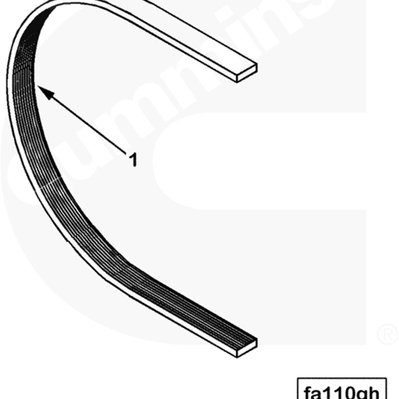 山推SR16D双钢轮压路机康明斯配件皮带3681239 3681823零件