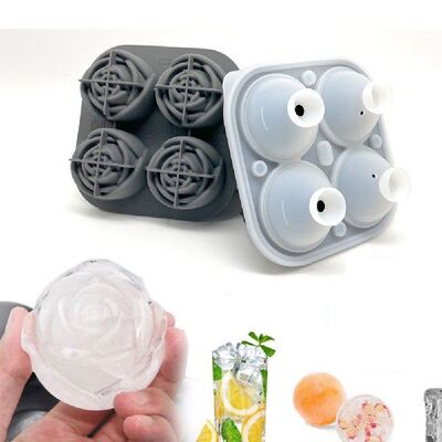 好货Cocktail Whiskey Ice Ball Maker Tray 469 Large Silicone