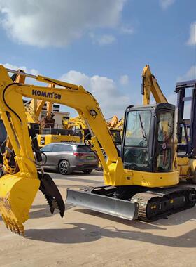 日本原装进口小松PC55 迷你小型挖掘机