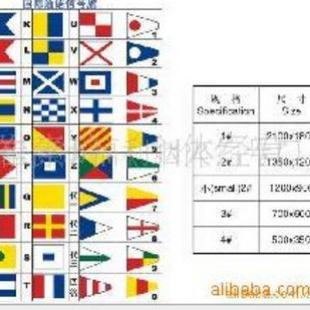 厂家船用信号旗手语旗 船用远洋应答信号旗 语言旗合格证