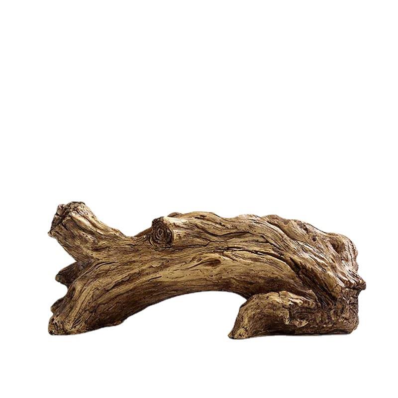 大号仿老根木复古头多肉树花盆原生菜态创意树桩QAC树头拼盘组合
