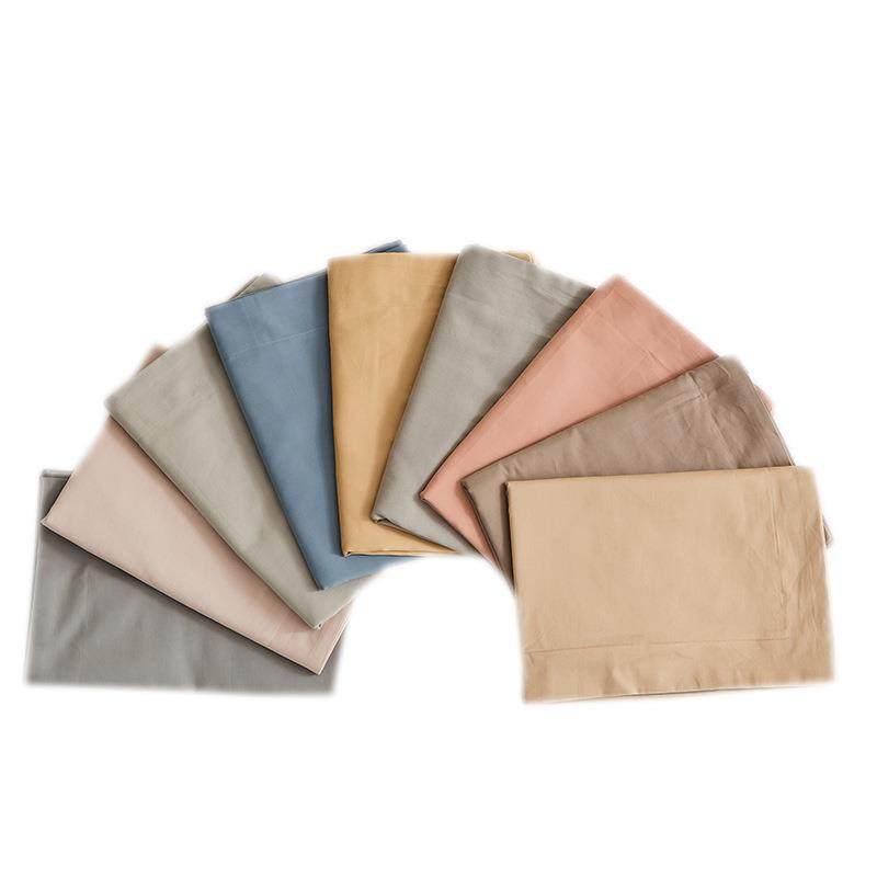 纯色全棉枕套一只纯棉床单床笠被套100支磨毛秋冬单人48*74cm一对,床上用品,枕套,淘宝优惠券,粉丝福利购,淘宝优惠卷