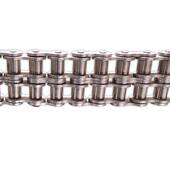 可定304不锈钢5分双排链条10A6分链条12A1寸寸半双排输送链