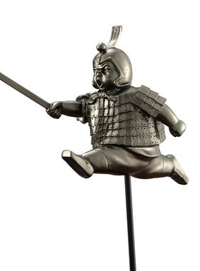 新中式家居饰品秦兵马俑摆件桌面工艺品书柜书架装饰品办公室摆设