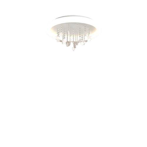 主卧室灯led简约现圆型女孩星星吊饰网红灯儿童房间吸顶灯具