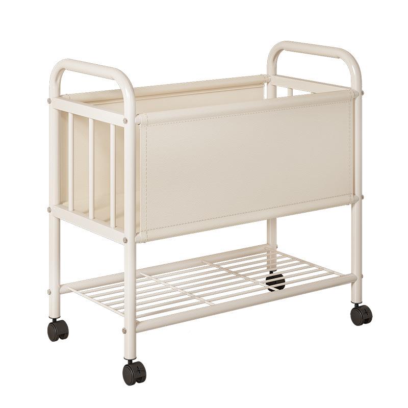 脏硕达小推衣篮浴篓家用带轮移卧架室脏衣服推车置物卫生动间室洗