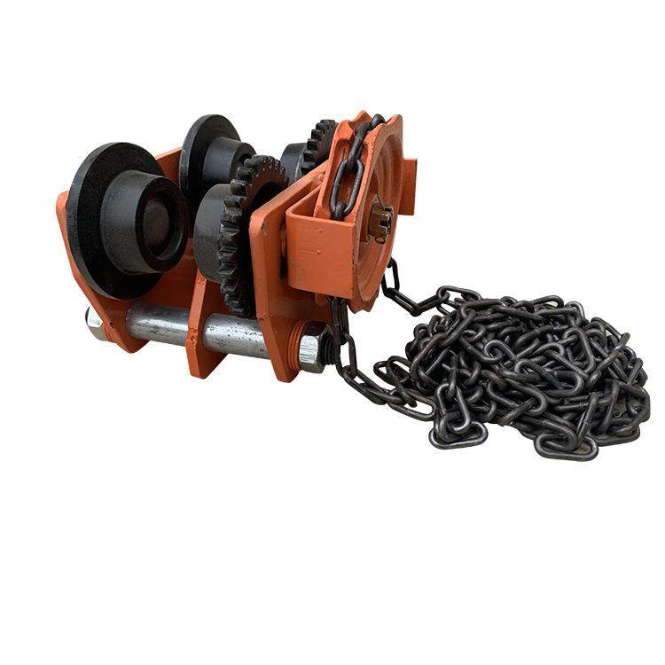 T型手推跑车工字钢滑车单轨行车滑轮手拉电动葫芦钢轨包邮