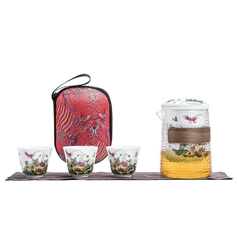 便携旅行茶具套装随身收纳快客杯实用商务企业开业伴手礼品茶具