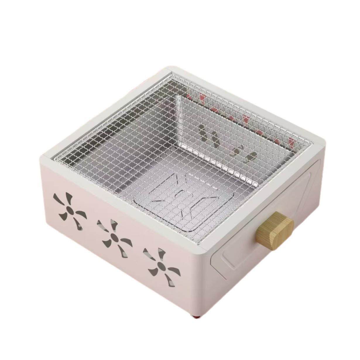 新款方形围炉煮茶家用烧烤炉抽屉式木炭烧烤架户外便携式烧烤围炉,户外/登山/野营/旅行用品,烧烤炉/烤架,淘宝优惠券,粉丝福利购,淘宝优惠卷