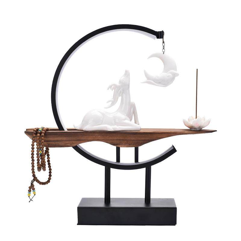 欧式创意鹿摆件花瓶工艺品客厅玄关电视柜酒柜装饰品新婚乔迁礼品,橡塑材料及制品,工业陶瓷,淘宝优惠券,粉丝福利购,淘宝优惠卷