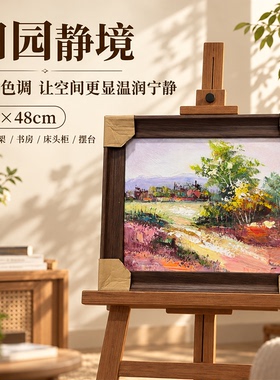 油画杰老师《乡野花径秋光》系列二/38*48厘米布面客厅玄关艺术油