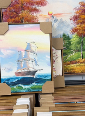 手绘油画杰老师作品 30×40CM