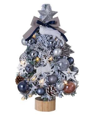 款in风圣诞树带灯小型套Z2205桌面树摆件s装饰用品圣新诞餐产品