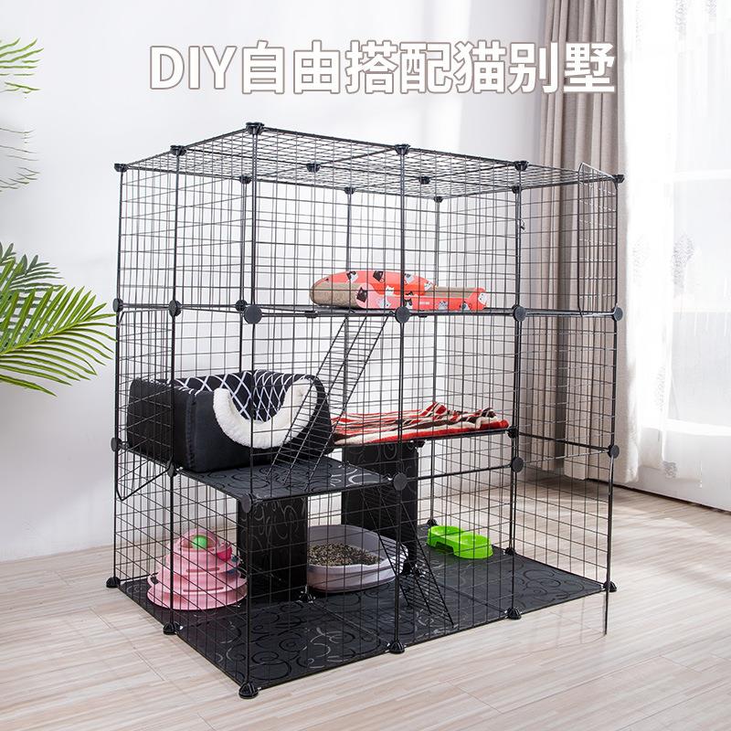 DIY物围栏家用创意装小狗围栏笼猫猫舍宠猫组屋子防跳猫栅栏围栏