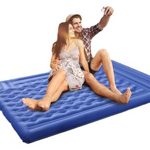 双人充气垫户露营帐篷睡垫垫拉带野充气床露营充气外营加厚气垫床