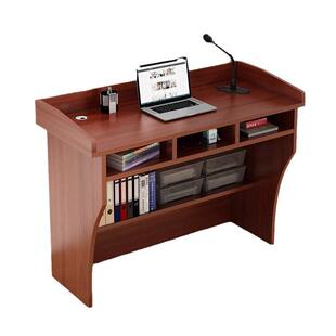 一件简起批台学校教师讲持桌约现代多媒体发言小讲台会议室主讲台