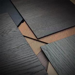 上海意式半透木墙无品牌/实木贴皮橡板木饰实面护墙板木饰面板木