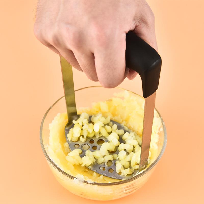 430不锈钢压薯器 厨房小工具手动土豆泥捣碎器 手动压薯器