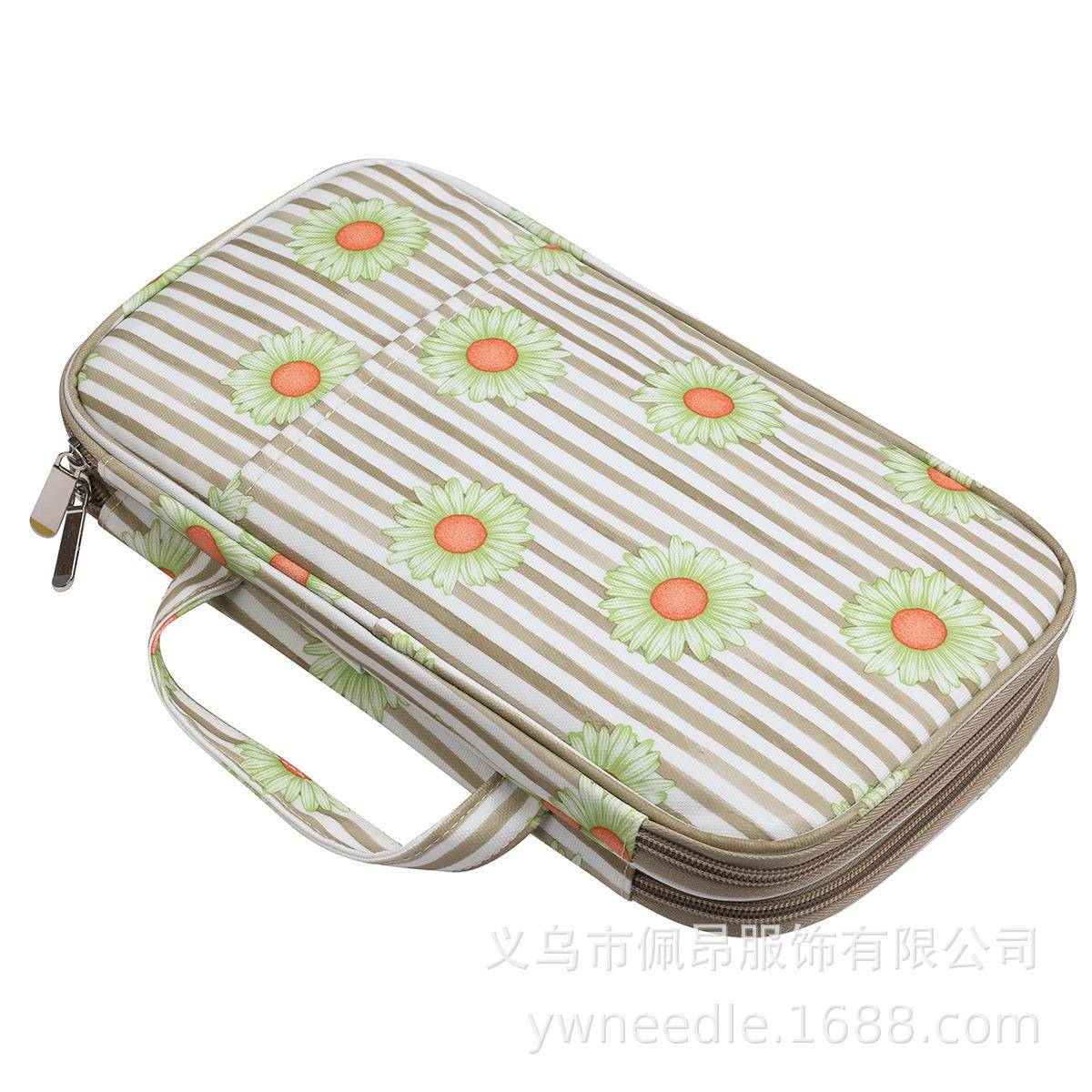 WISH爆款棒针收纳包 25CM钩针套装收纳盒 钩针收纳包EB050