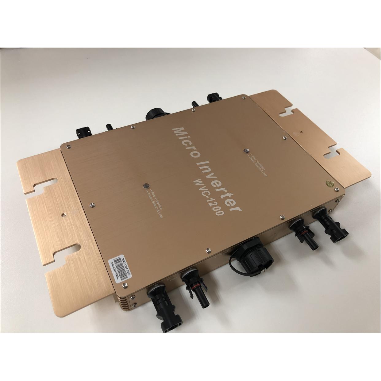 微型并网防水IP65 WVC1200W不带监测光伏发电系统 太阳能逆变器