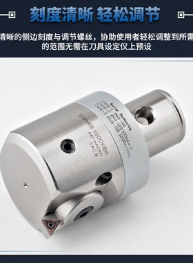 EWN数控微调精镗刀加工中心深孔镗头抗震通孔出水镗孔器镗床镗头
