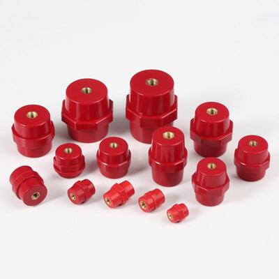 SM绝缘子红色纺锤形低压高强度绝缘支柱25 30 35 40 51 7110 7120