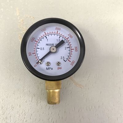 压力表 压力2.5mpa 350psi 25kg 直径40mm 螺纹PT1/8 ZG1/8 一分