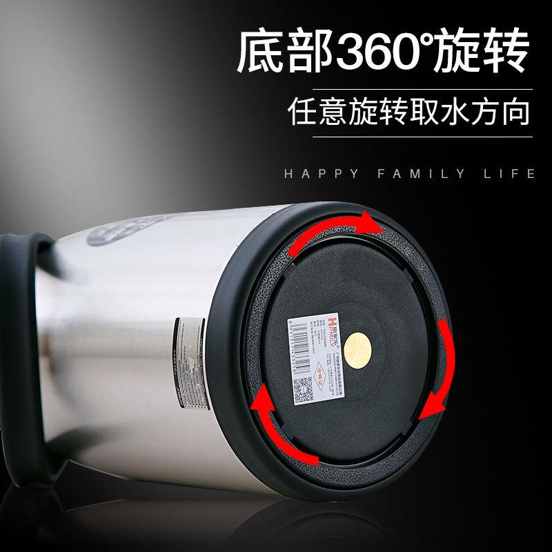 助家乐气压式热水瓶家用不锈钢保温开水壶大容量3L暖瓶按压保温壶