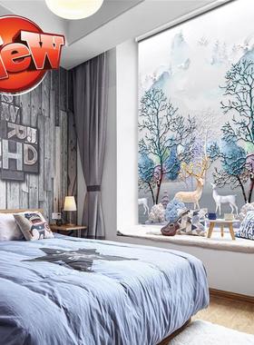 Rgoller shutter punch-free installation partition  new