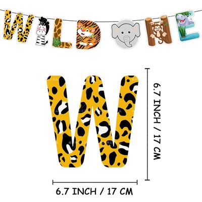 49pcs Wild One Birthday Party Woodland Animals 1st Birthday