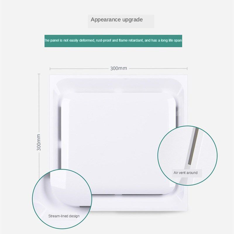 Frequency conversion waterproof mute bathroom range hood exh