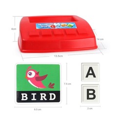 Letters Spelling Game Cards Word Puzzle Literacy Machine