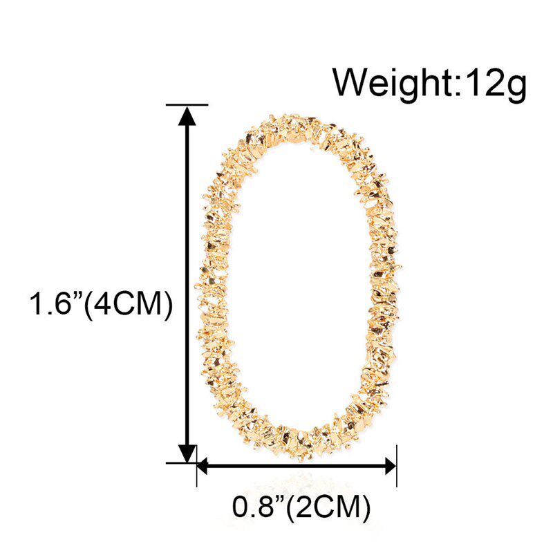 欧美创意个性合金镂空不规则圆形耳环女 跨境时尚耳饰 F7980