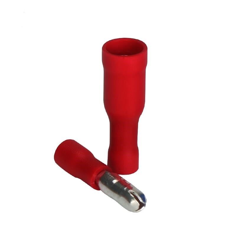 子母插头对插接线电线对接头冷压快速接线端子公母连接器铜线鼻子