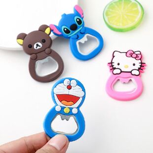 Cute Animals Bottle Opener Fridge Magnet Bottle Cap Catcher
