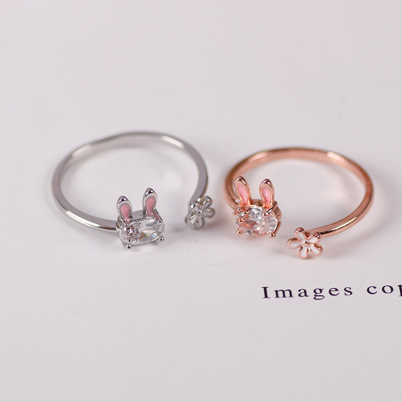 Hot Selling Fashion Jewellery Womens Ring Cute Rabbit Anima